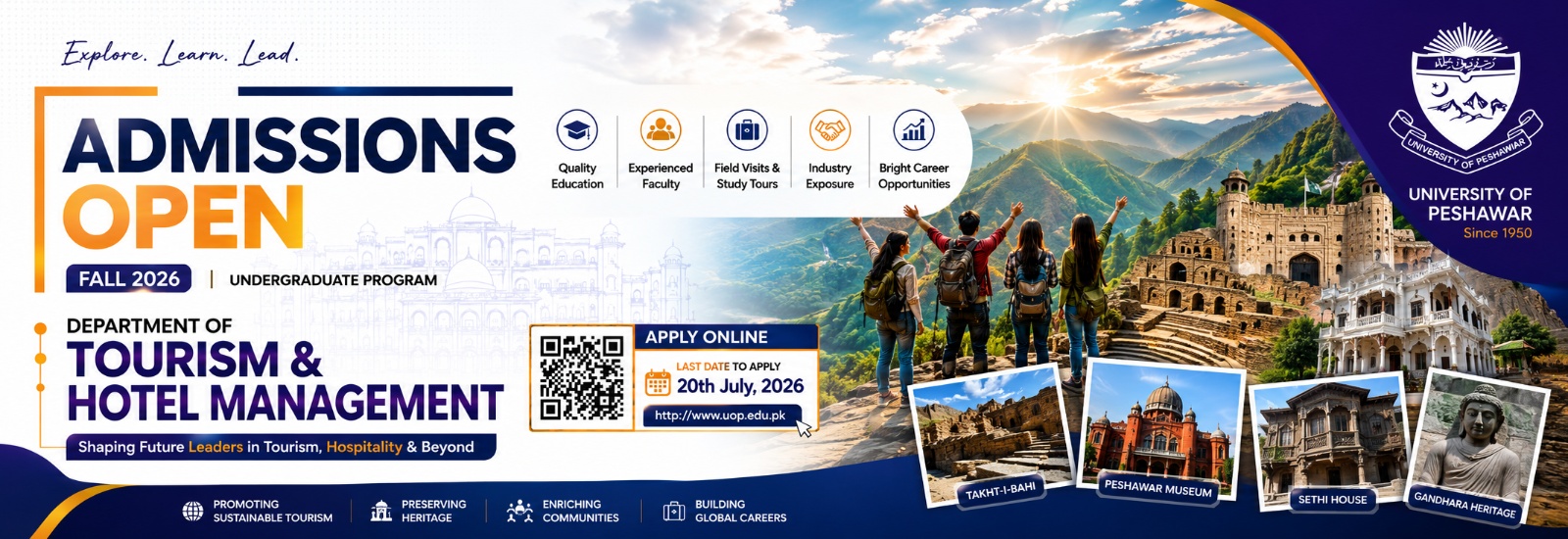 Admissions Open – BS Tourism & Hotel Management 2026